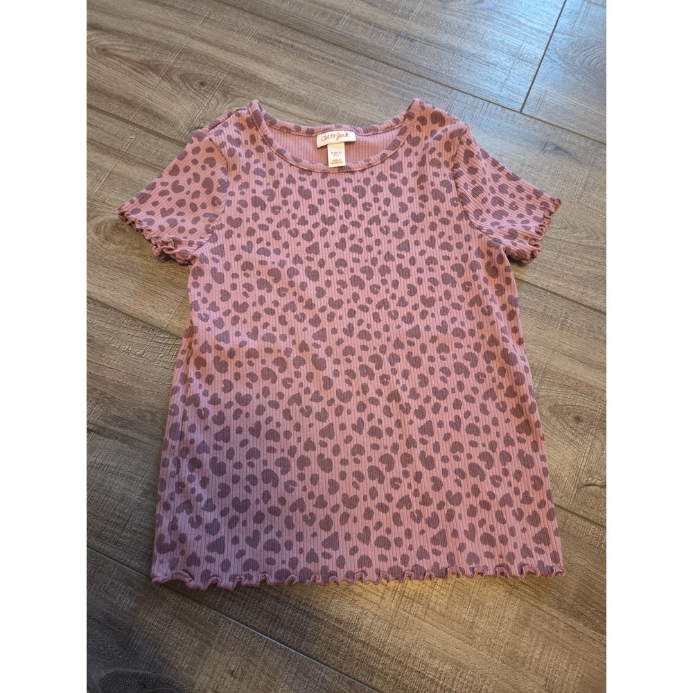 Cat and jack girls ribbed top size 6-7